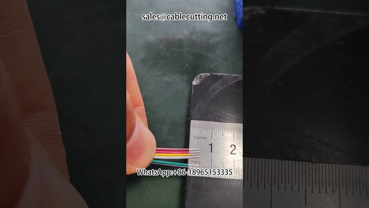 Máquina de decapar terminais de fio torcido #equipamentos para chicotes
