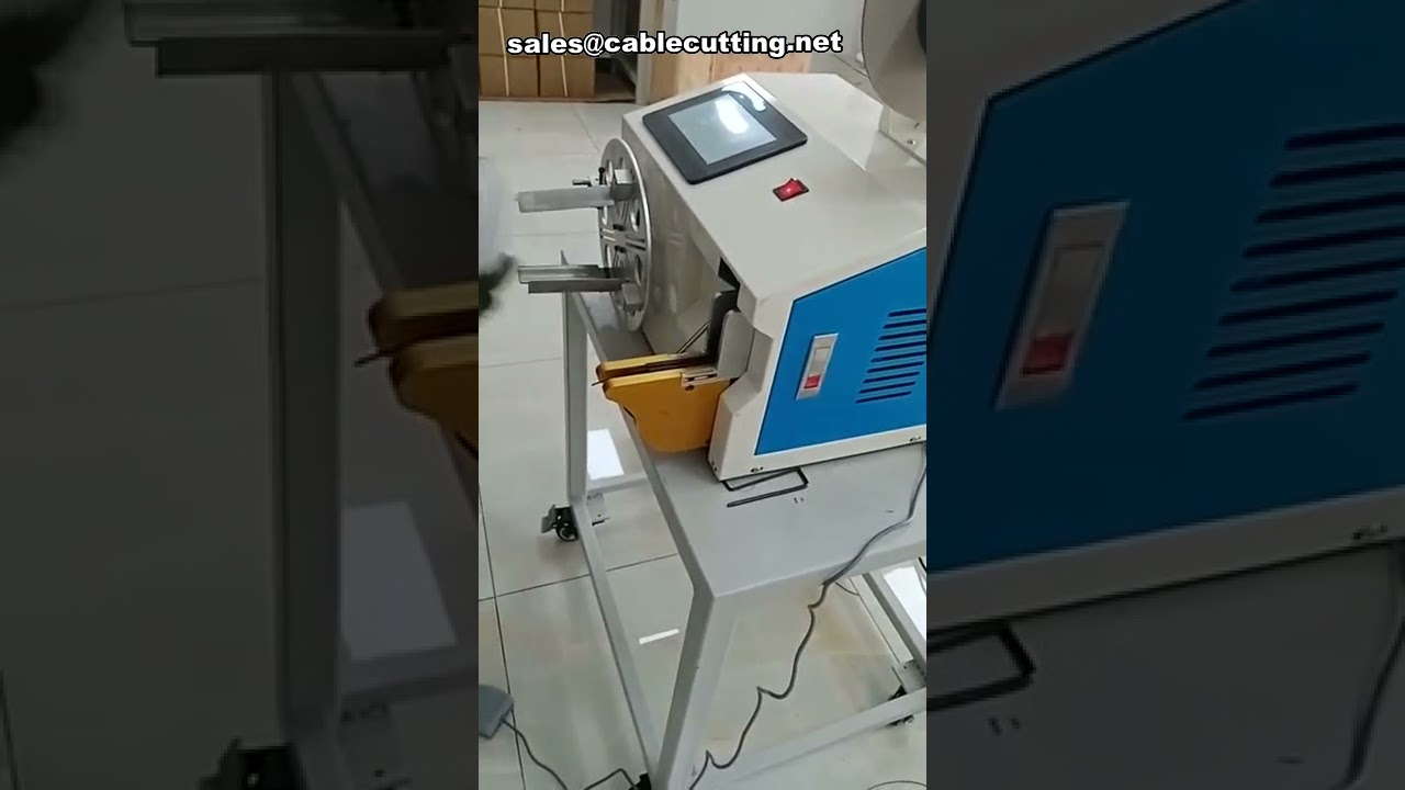 Máquina de enrolar e amarrar fios: vídeo completo de operação e configuração