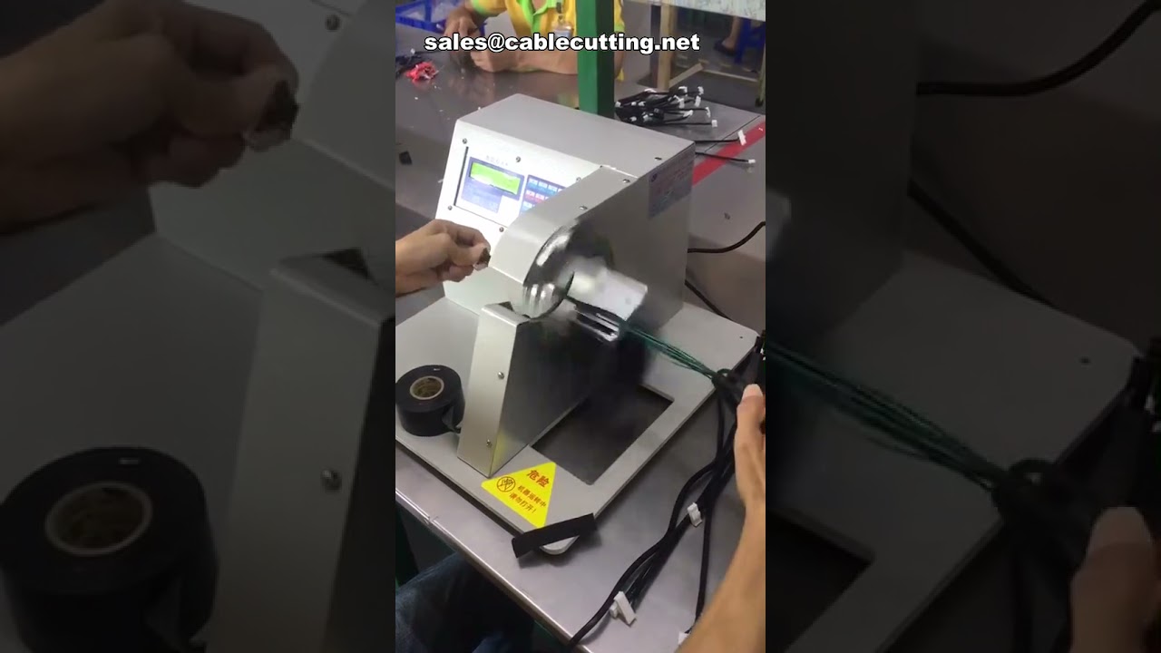 Máquina de Enrolar Fita Isolante: Proteção e Agrupamento Automático de Chicotes Elétricos