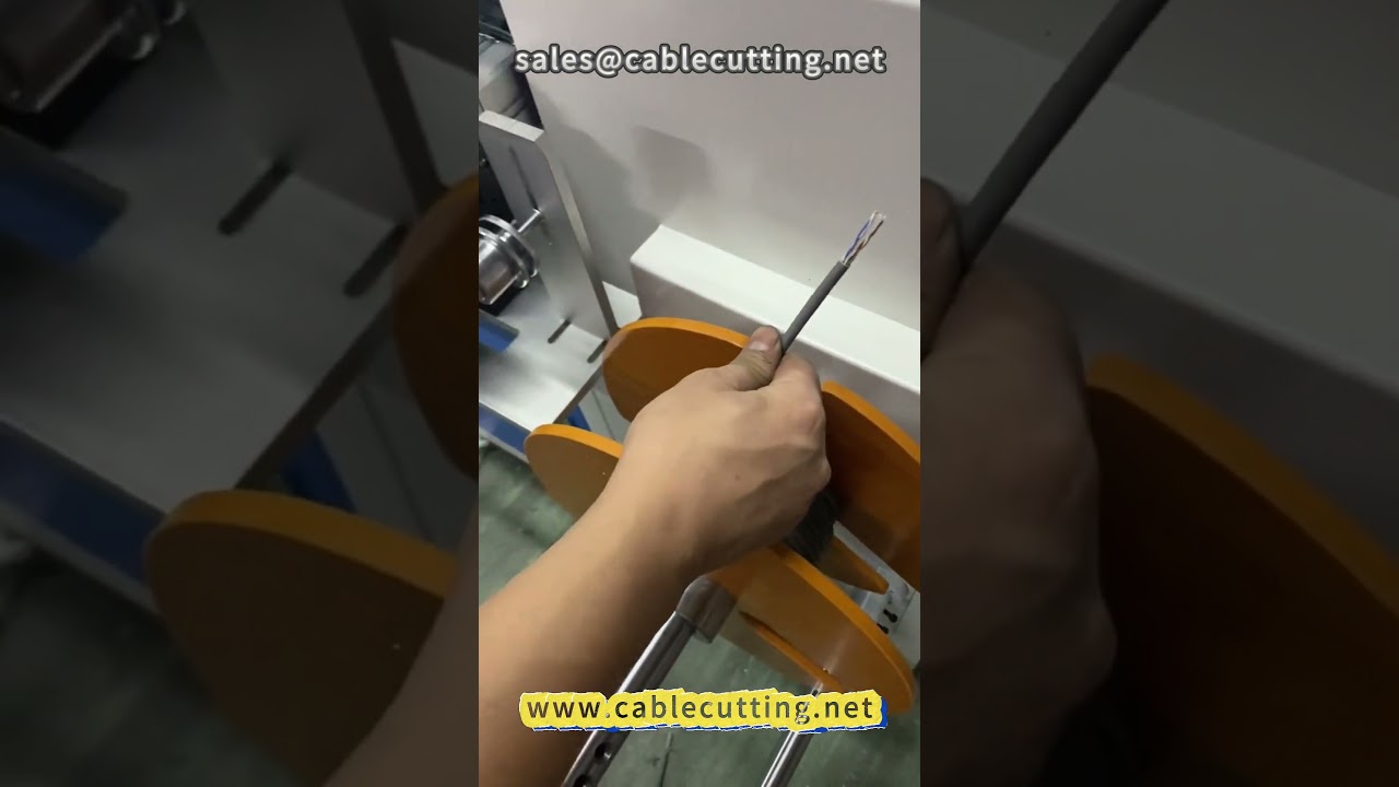 Máquina Automática 76: Medir, Classificar, Cortar e Bobinar Fios | Processamento de Chicotes Elétricos