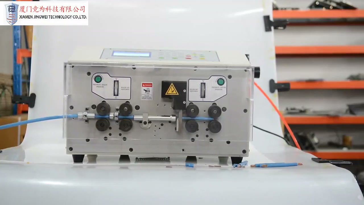 Máquina de Corte e Descascamento de Cabos Multifilamento | Automação Industrial de Precisão