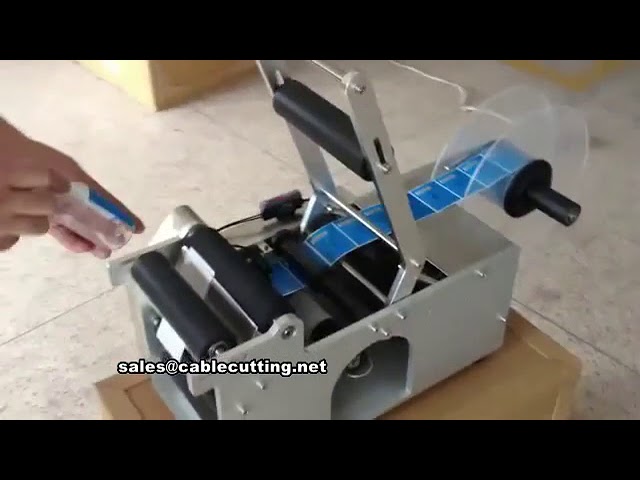 Máquina de Rotulagem Manual para Garrafas Plásticas, Vidro e PE - Aplicador de Rótulos