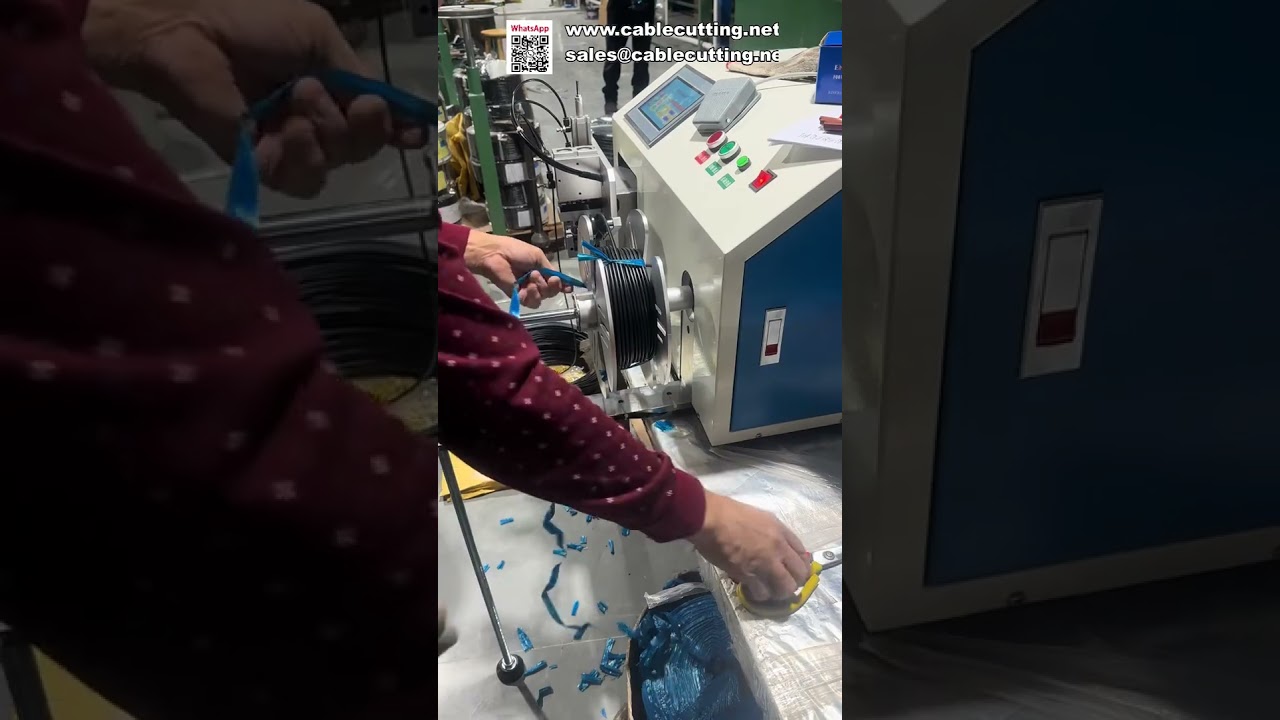 Máquina Automática de Contagem de Metros e Bobinamento para Cabos e Cordas
