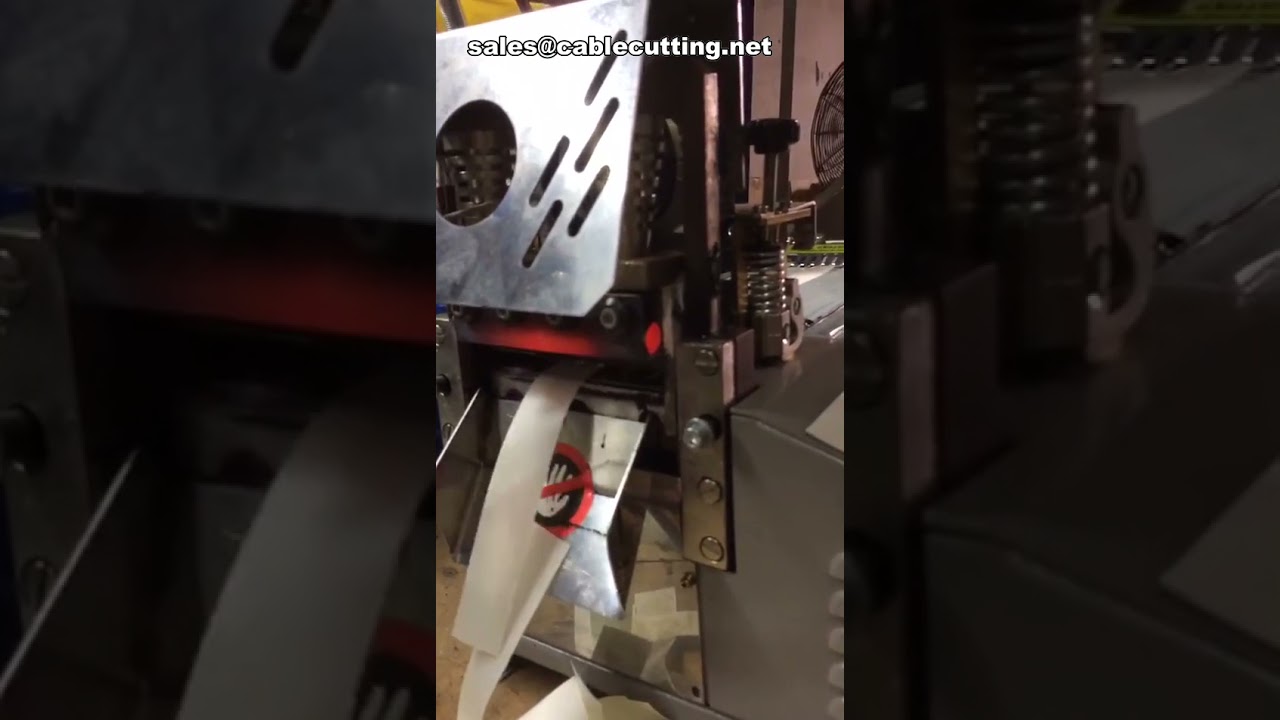Máquina Automática de Corte de Fita de Nylon Dupla Face