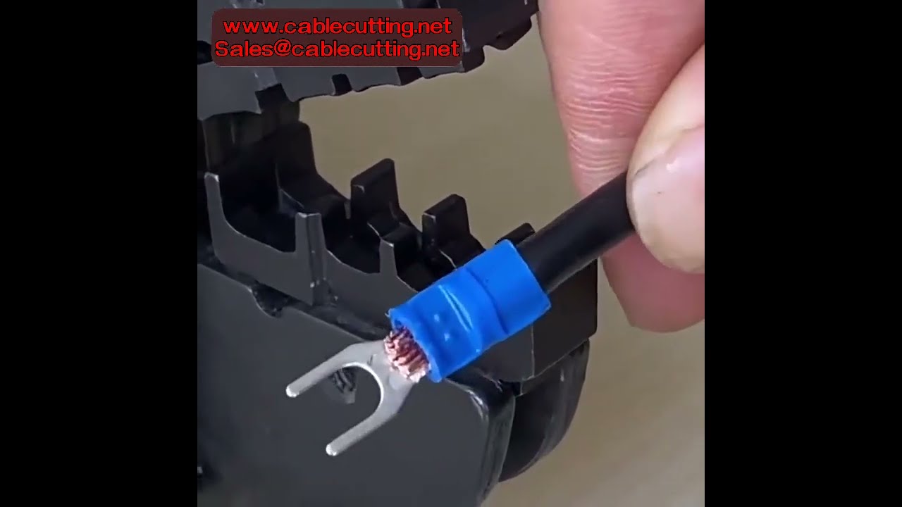Máquina de Crimpagem Pneumática AM-10 para Terminais Pré-Isolados - Crimpador Manual de Conectores