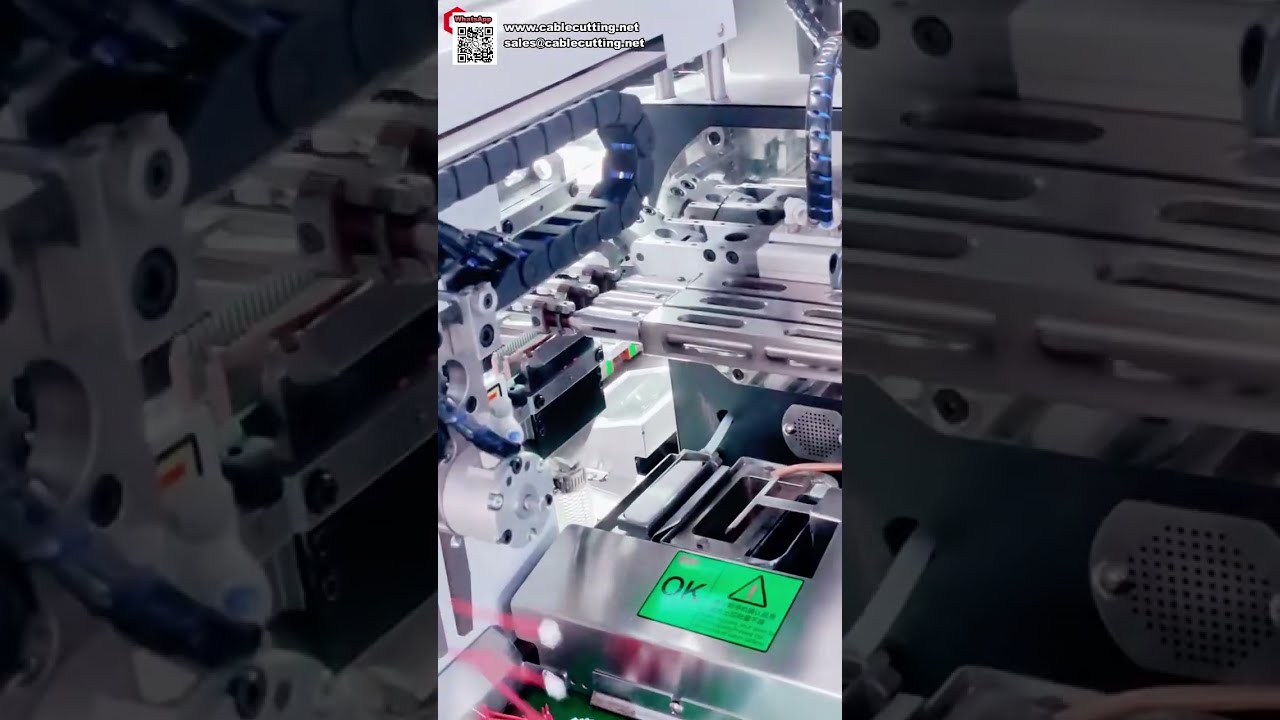 Máquina Automática de Crimpagem de Terminais e Inserção em Conectores para Múltiplos Fios