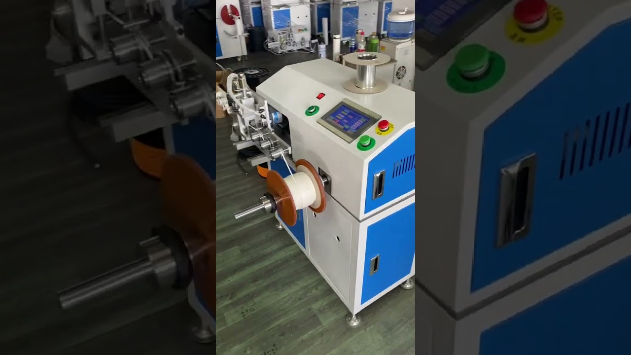 Medição Precisa e Bobinamento Perfeito de Fio Elétrico em Bobinas #fábrica #máquina