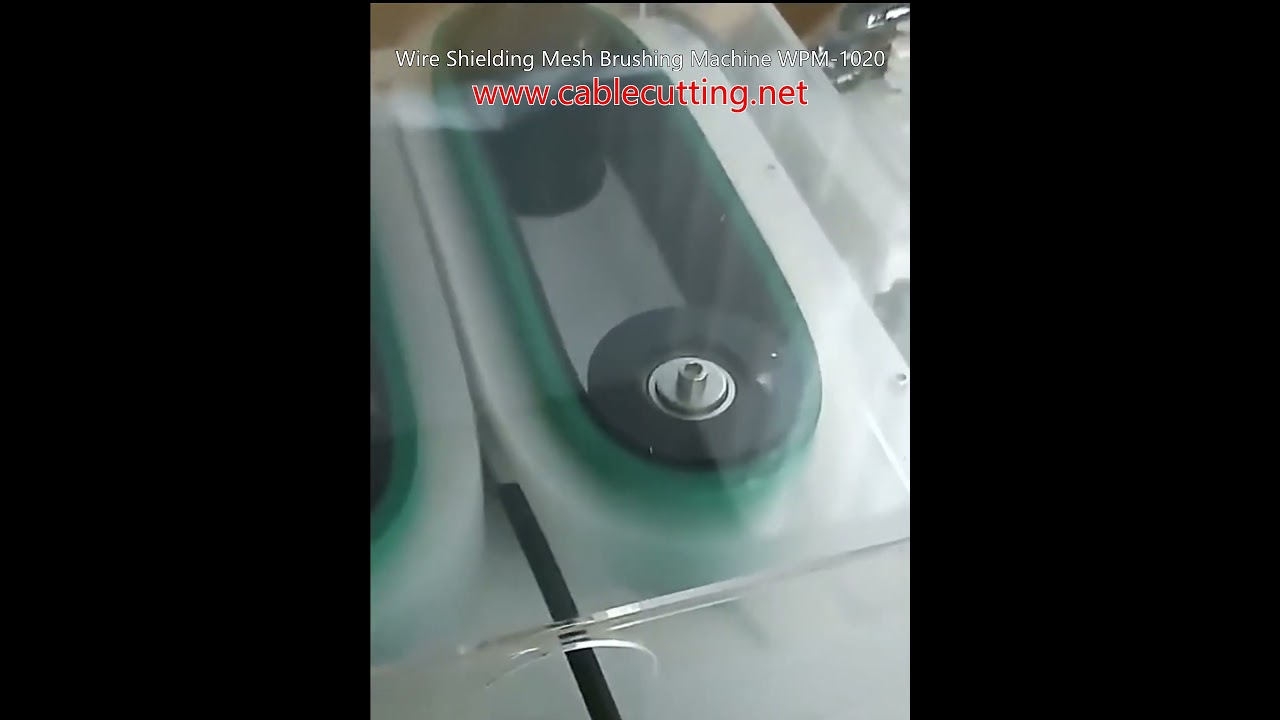 Máquina Automática de Escovação de Malha para Blindagem de Cabos WPM-1020