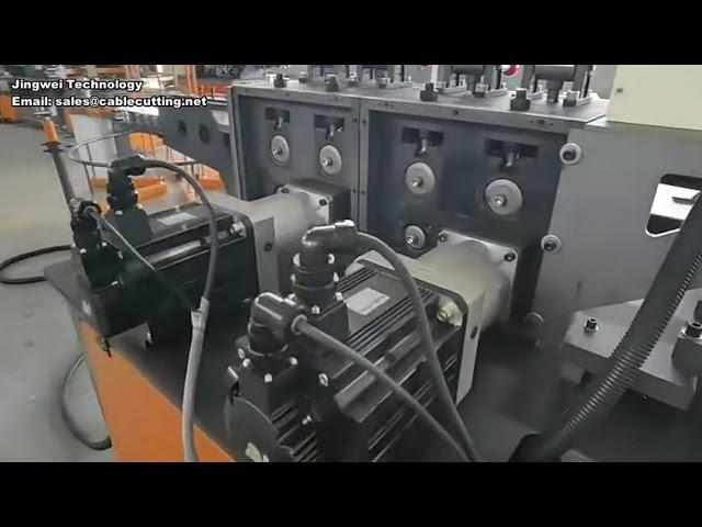 Máquina de Corte Automática para Cabo de Aço e Corrente Transportadora | Corte de Precisão