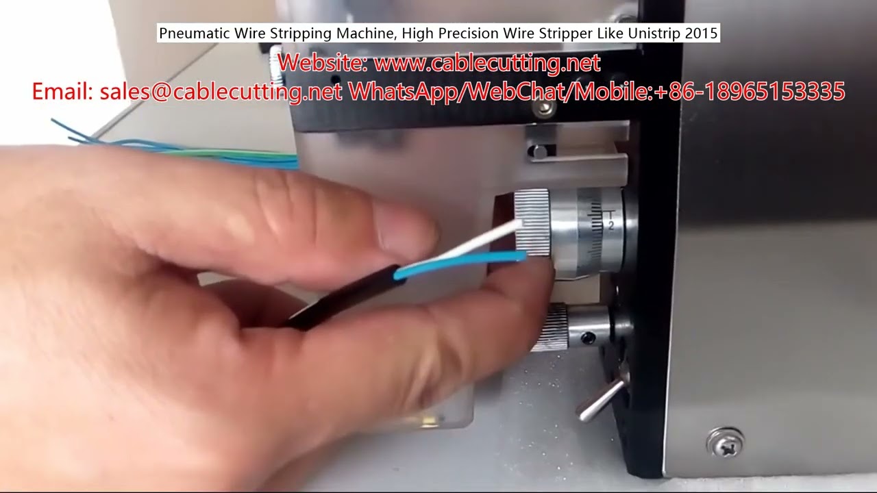 Máquina Pneumática de Decapagem de Fios de Alta Precisão – Eficiência Automatizada
