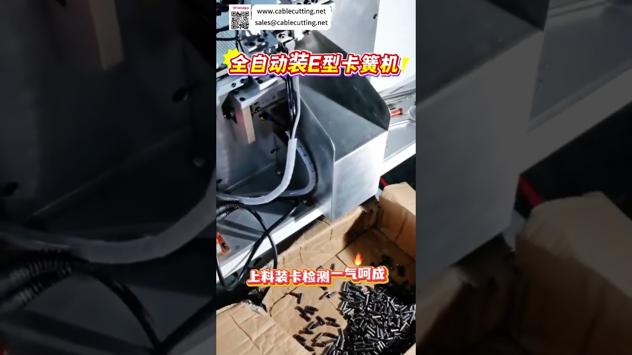 Máquina Automática de Montagem de Anéis Elásticos Tipo E – Equipamento de Alto Desempenho e Redução de Custos (Versão Resumida)