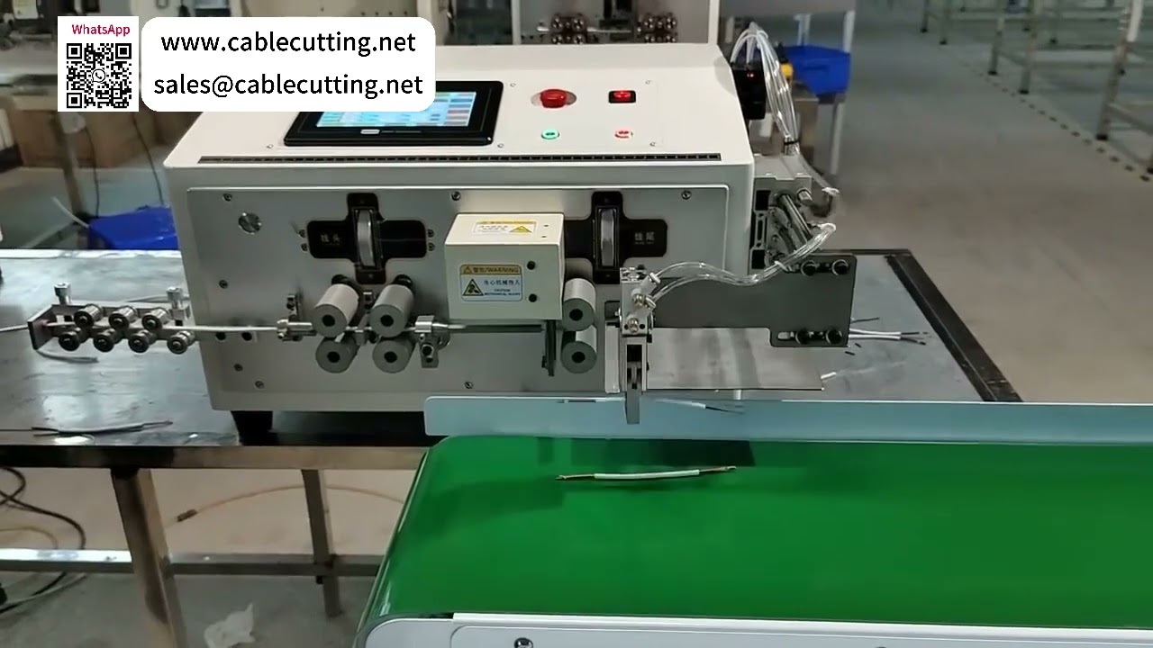 Máquina de Decapagem Totalmente Automática e Computadorizada para Camadas Internas e Externas de Cabos