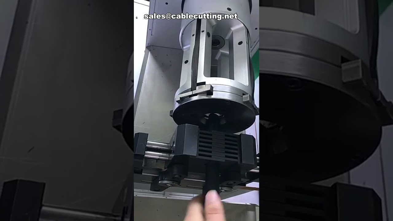 Máquina Automática de Decapagem Rotativa para Cabos Coaxiais de Nova Energia - Decapador Rotativo para Cabos Resistentes
