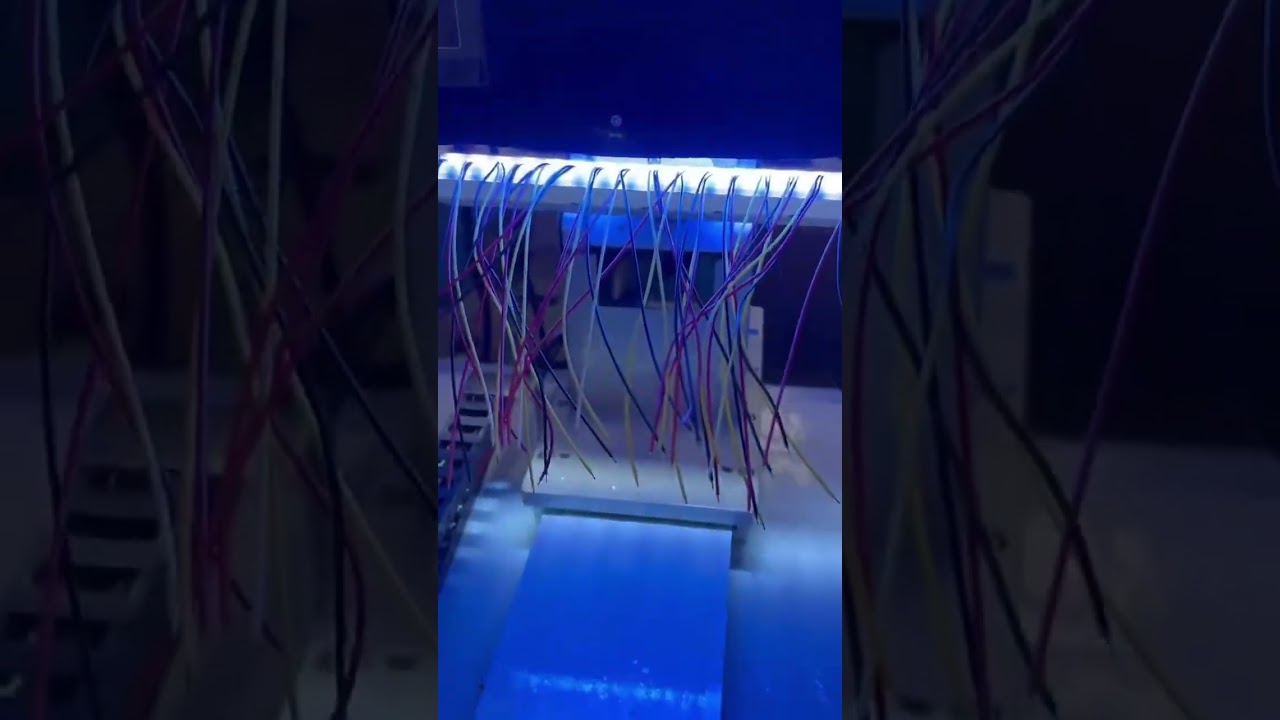 Máquina Automática de Aplicação de Cola em Invólucros de Terminais | Automação Industrial #fábrica #máquina