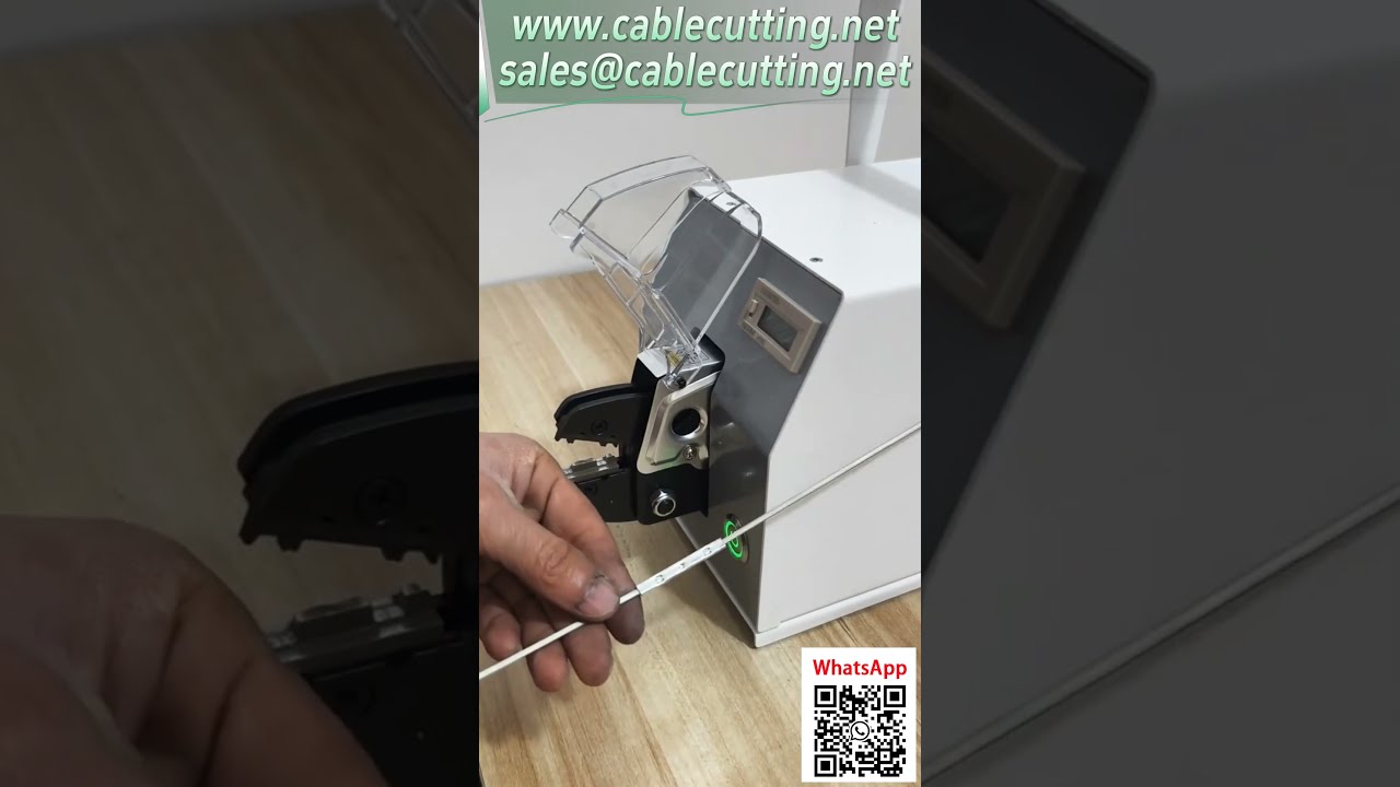 Máquina de Crimpagem Elétrica 20EC | Molde Personalizado para Anéis de Arame e Outros Terminais