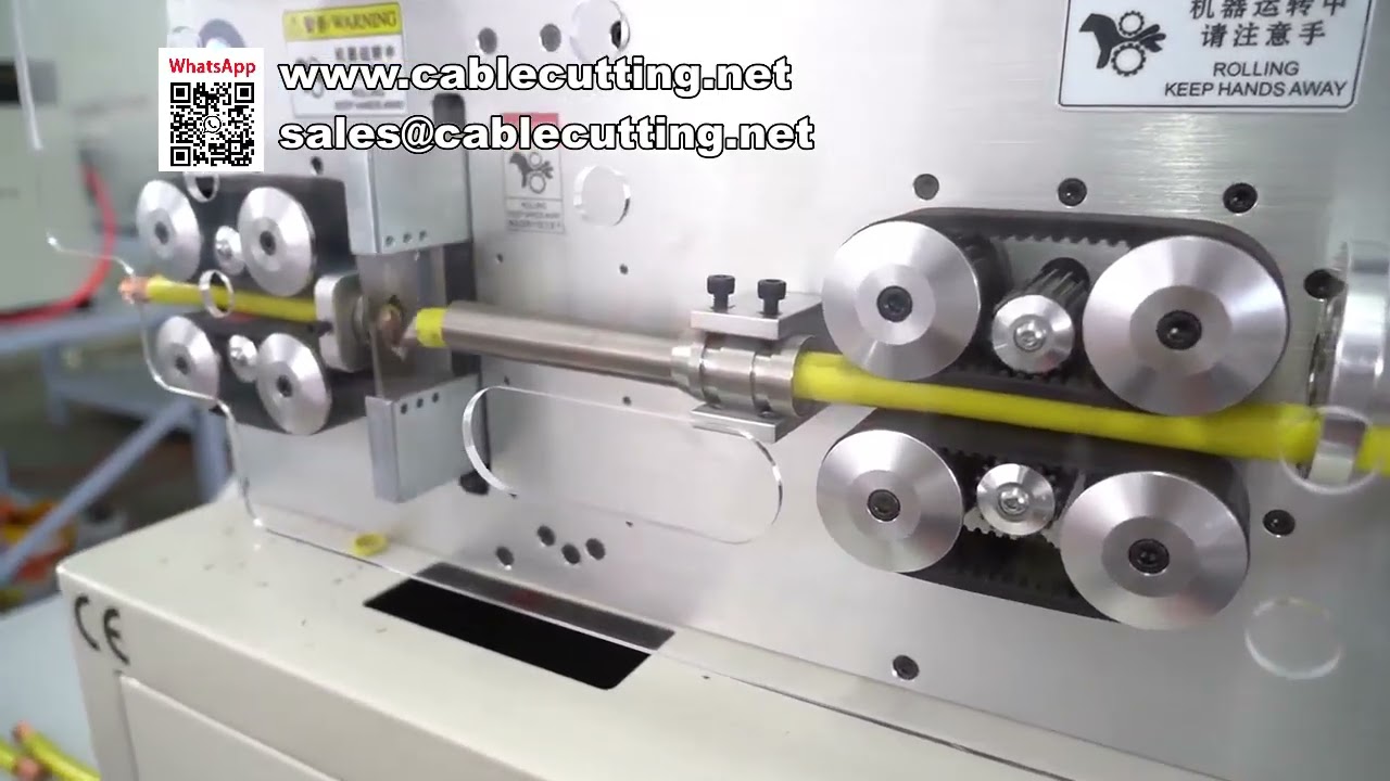 Máquina de Decapagem e Corte de Cabos Grossos (95mm²) com Motor Servo e Elevação por Parafuso - MAX2-S95