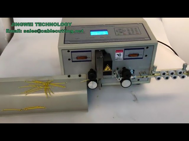 Máquina Automática de Decapar Cabos e Fios - Corte e Decapagem Automática para Indústria