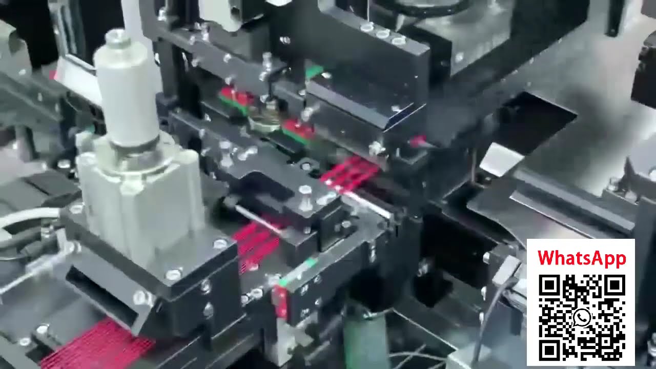 Máquina de Inserção Automática de Invólucros com Duas Cabeças e Sistema de Visão