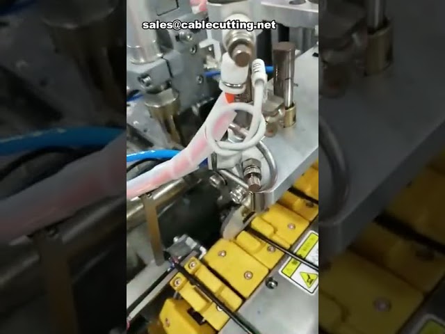 Máquina de Fabricar Cabos de Carregador | Soldadora de Conectores USB | Automação Industrial