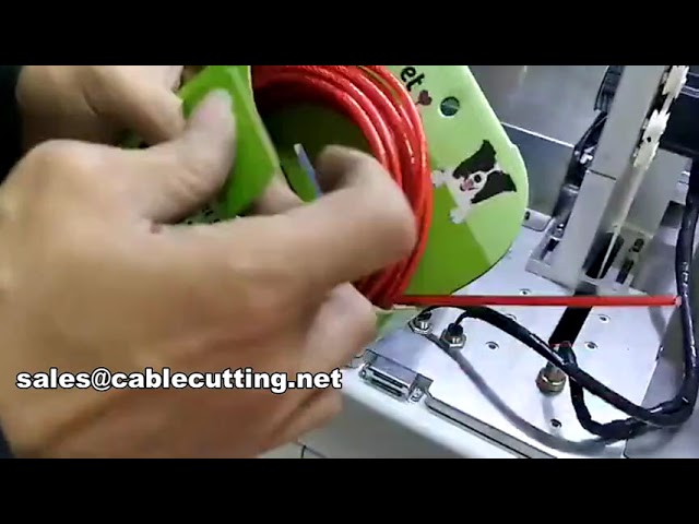 Máquina Automática de Corte, Enrolamento e Amarração de Cabo de Aço WPM-CRT-02M