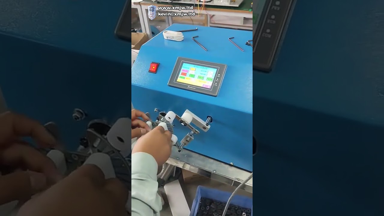 2022 New product automatic data cable making machine usb data cable winding packing machine