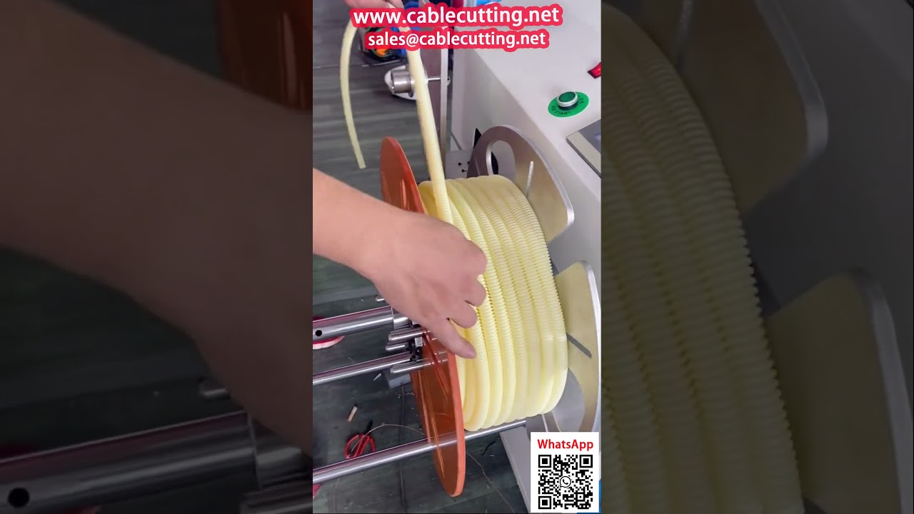Máquina de Empilhamento e Bobinamento de Tubo Corrugado - Automação Industrial