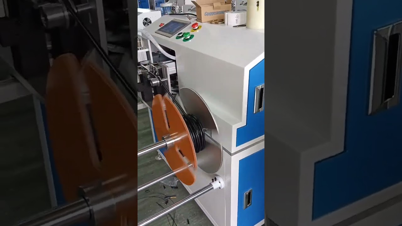 Máquina Automática de Contagem, Deslocamento, Descascamento, Corte e Enrolamento com Descascamento Duplo de Fios