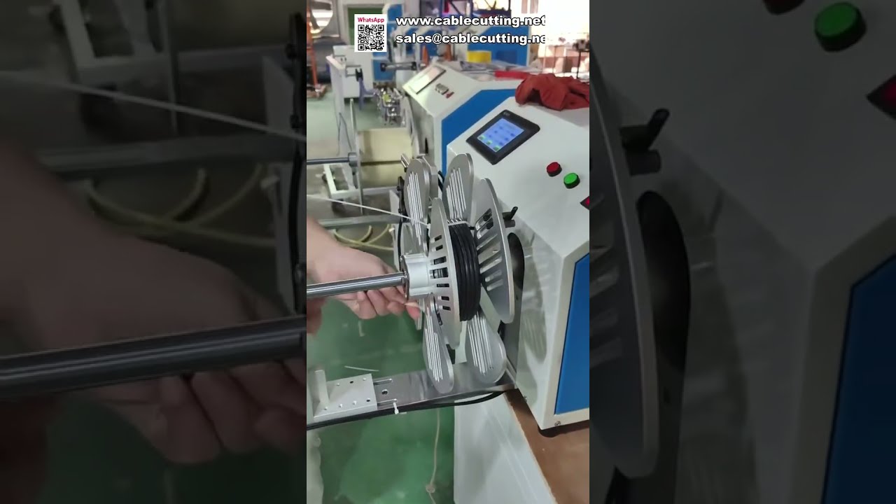 Máquina Automática de Enrolamento e Bobinamento de Fios
