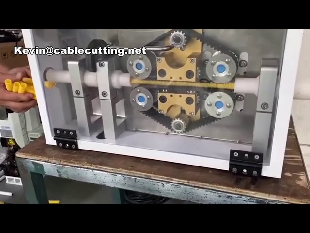 Máquina Automática de Corte de Tubo Corrugado e Processamento de Fios