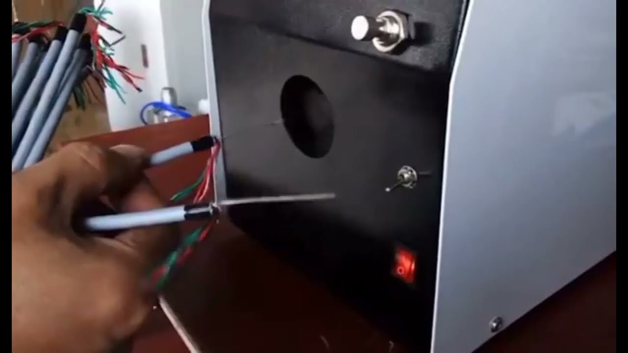 Máquina Semiautomática de Torcer e Amarrar Fios | Equipamento para Bobinamento de Cabos e Trançado Blindado