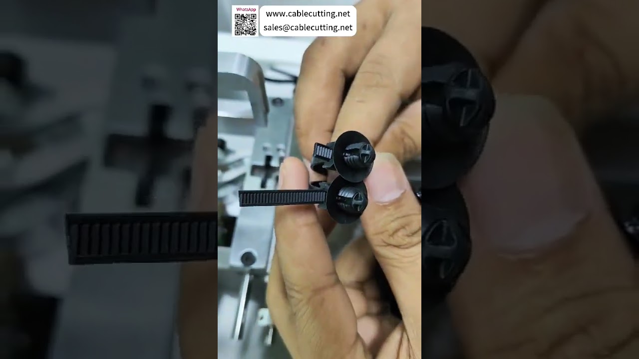 Máquina de Amarração de Cabos com Formato Especial - Controle de Tensão e Cauda Ajustável - Shorts