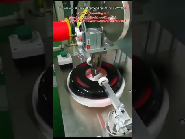 Máquina Automática de Corte e Enrolamento para Blister de Linhas de Trimmer BWM0001