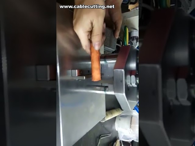 Máquina de Corte Pneumática para Cabos USB – Cortador Automático Industrial