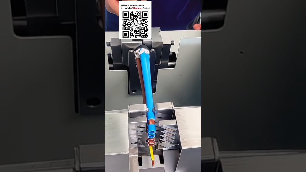 Descascador de Fios Multicore para Chicotes de Estação de Carregamento EV - Comprimento Variável #MáquinaDeDescascarFios