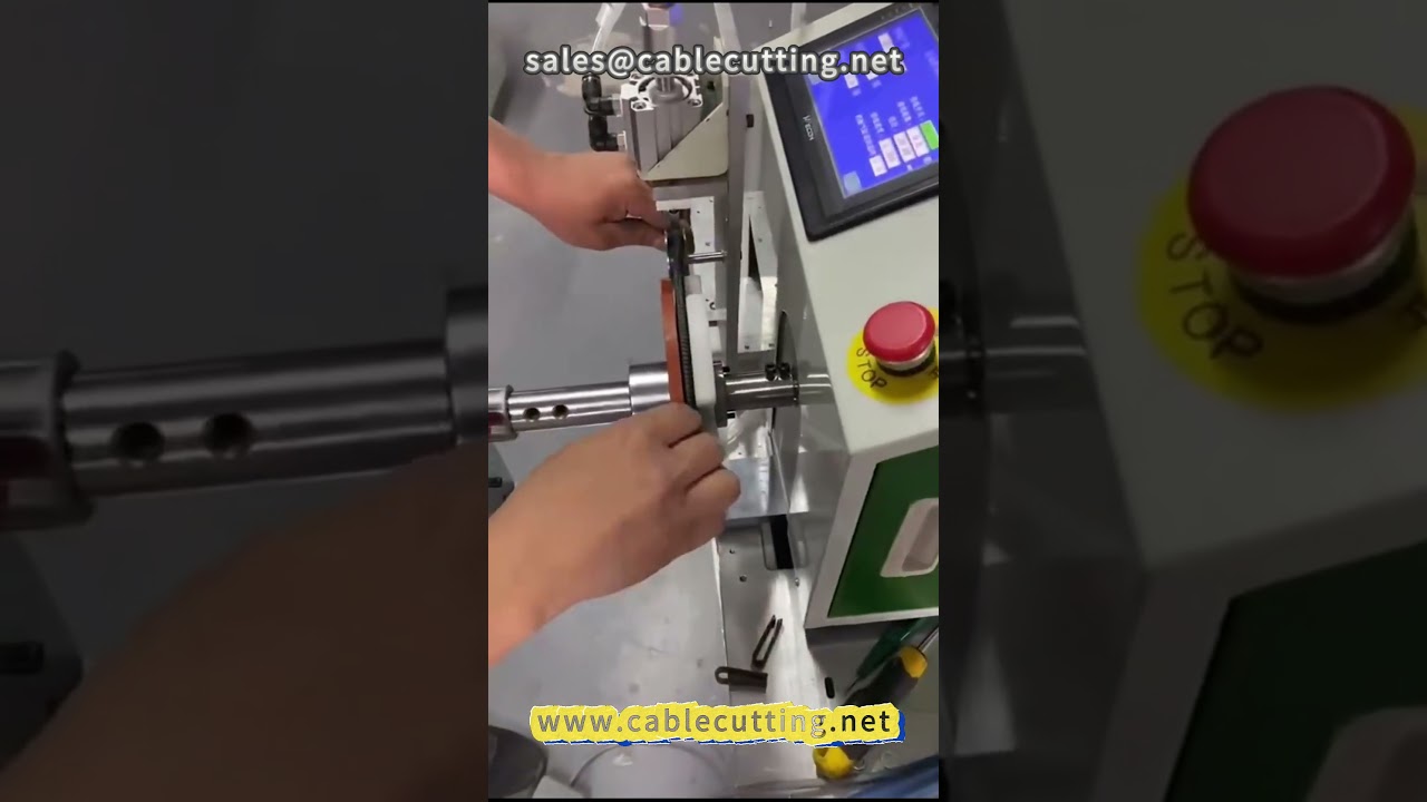 Máquina 105 para Enrolar Cabo HDMI em Formato de Bolo | Bobinagem Automática | Processamento de Chicotes
