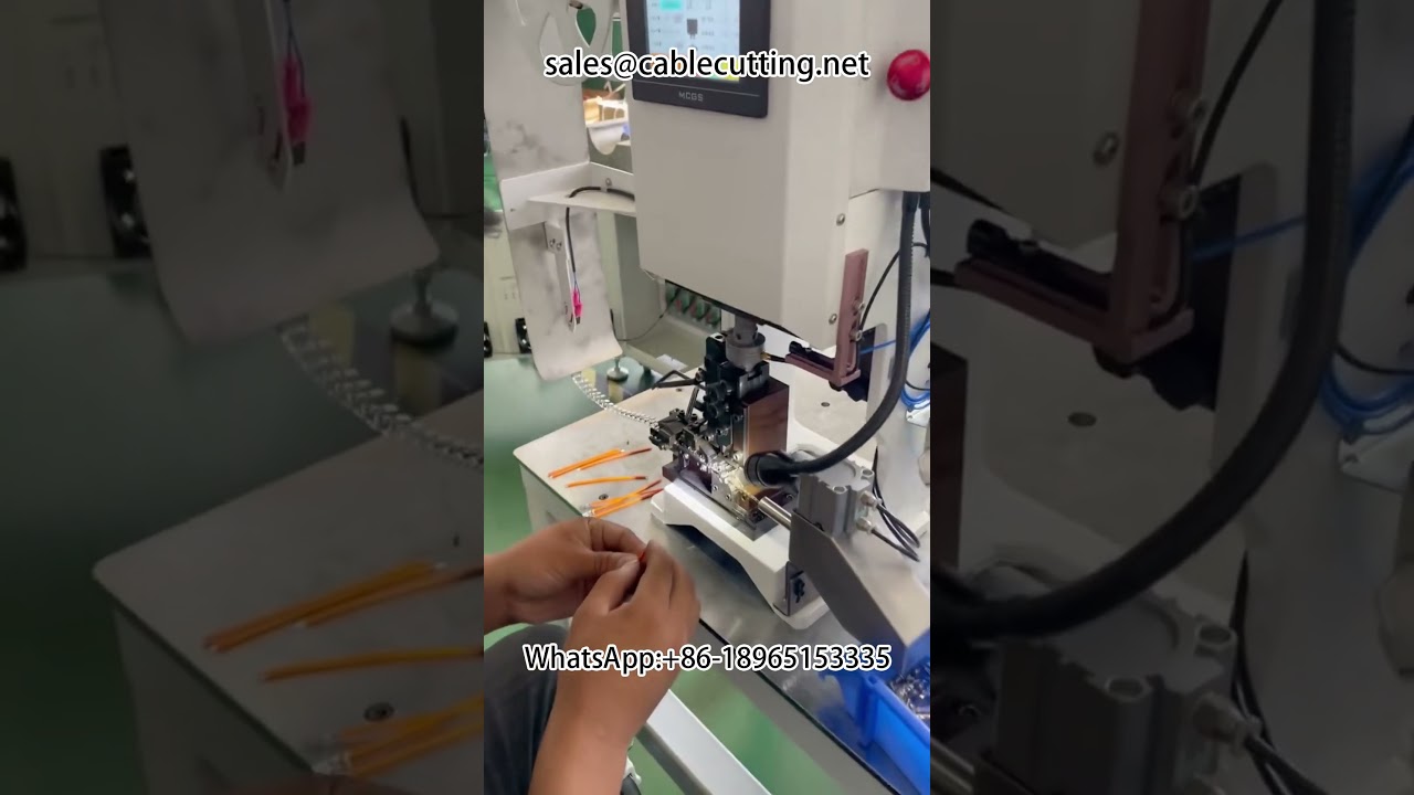Máquina de Crimpagem de Terminais com Alarme para Fios de Núcleo Reduzido – Autoatendimento