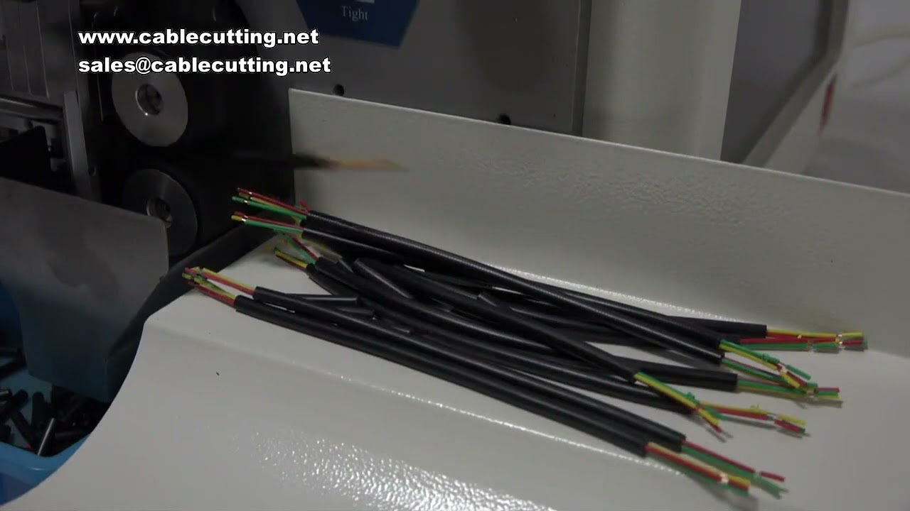 Máquina Automática de Descascar e Cortar Fios 0,1-6mm | 220V com Tração nas Quatro Rodas