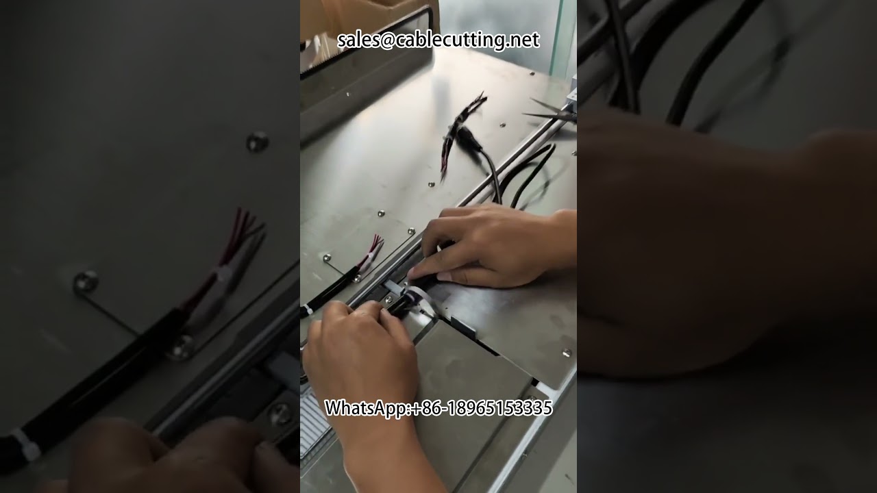 Máquina Automática de Fita para Fios - Solução de Embalagem Industrial