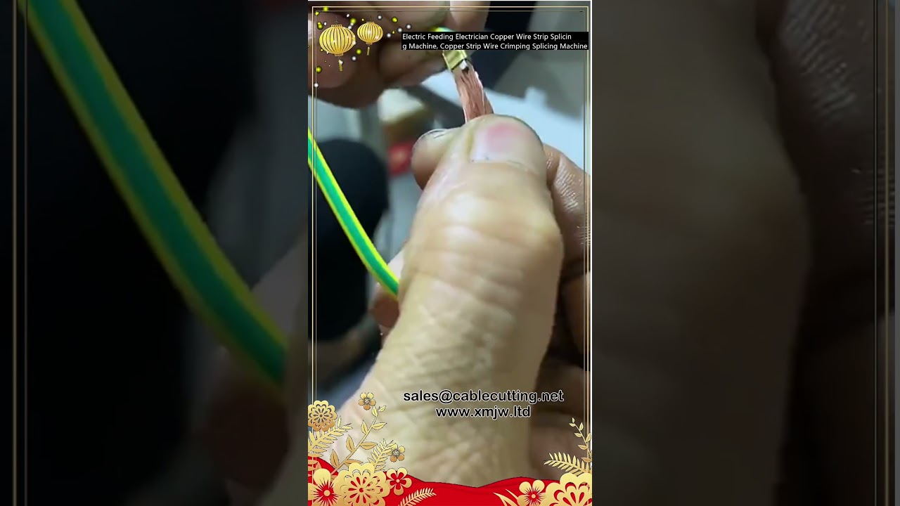 Máquina Elétrica de Emendar e Crimpar Fios de Cobre | Emendadeira e Crimpadeira Automática