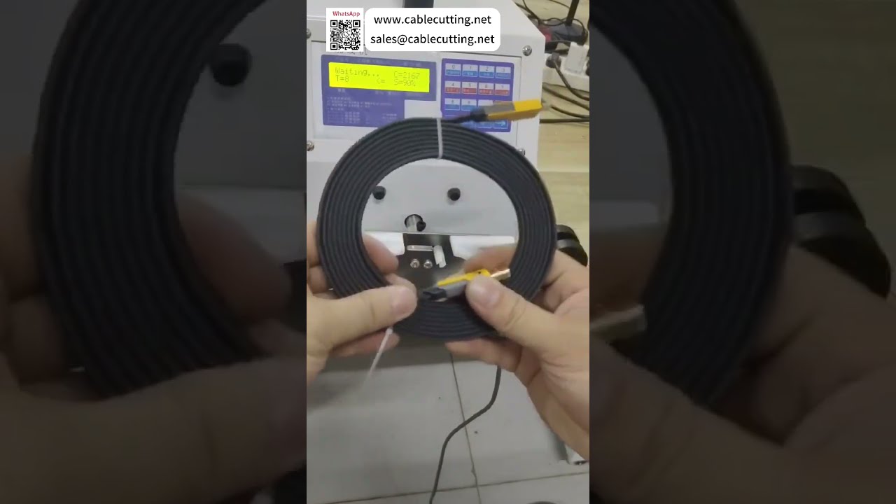 Máquina de Enrolar e Organizar Cabos de Dados para Embalagem de Fios Perfeita e Organizada