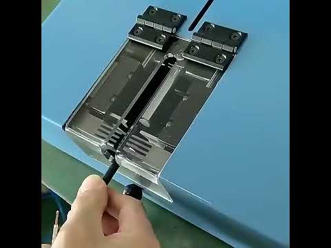 Máquina Pneumática de Descascar e Cortar Cabos 0,5-10mm² | Alta Precisão para Bancada