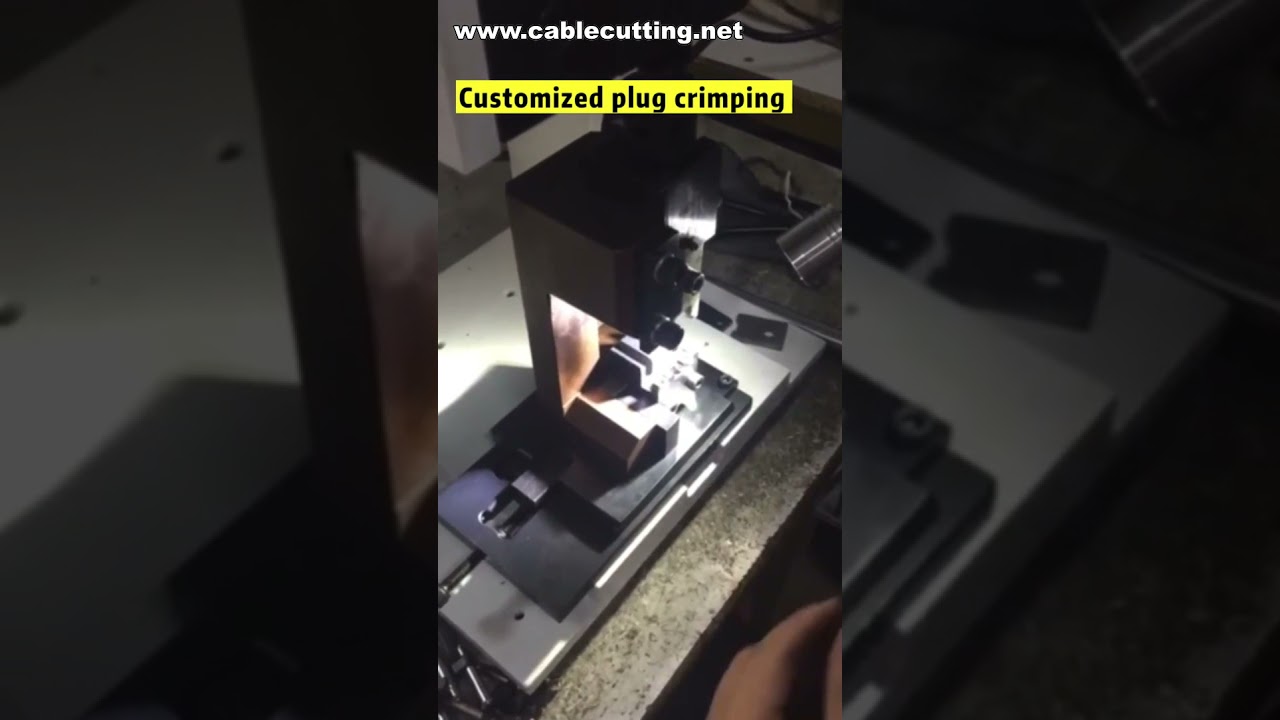 Máquina de Crimpagem de Terminais Elétricos | Fabricação de Fio Chato e Crimpagem Automática