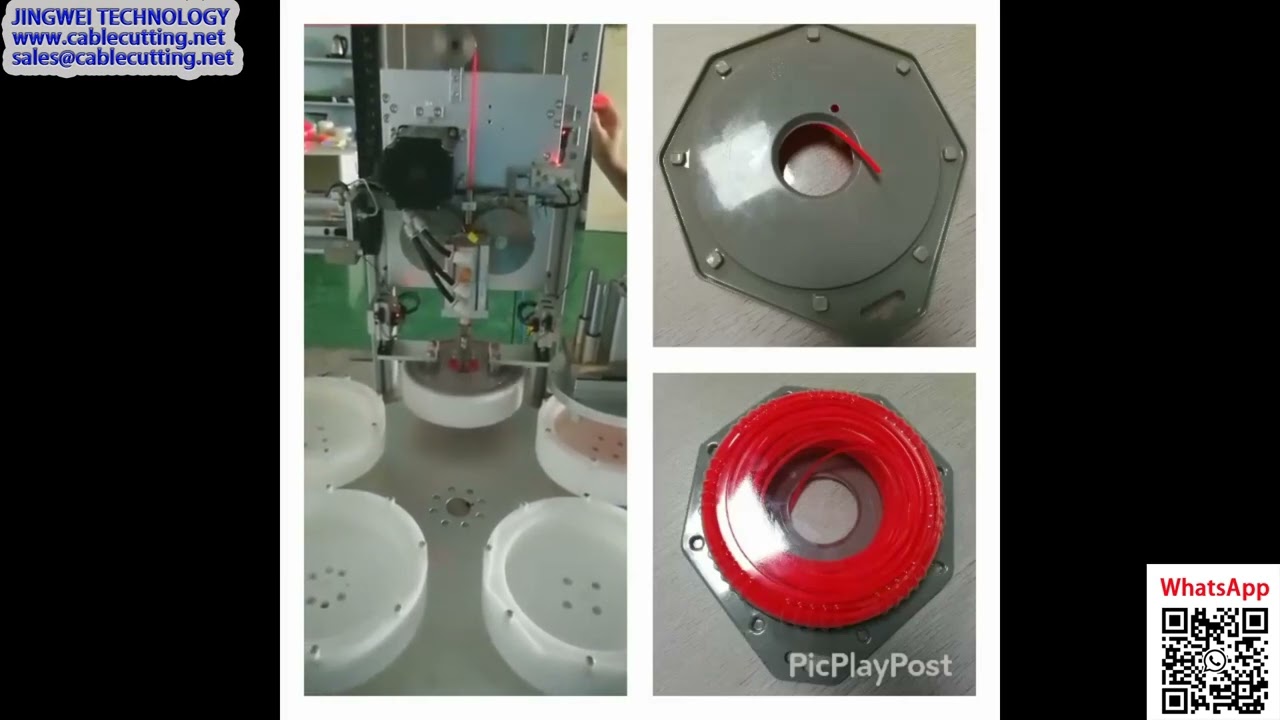 Máquina Automática de Enrolar Linha de Aparador para Blister Snap-On