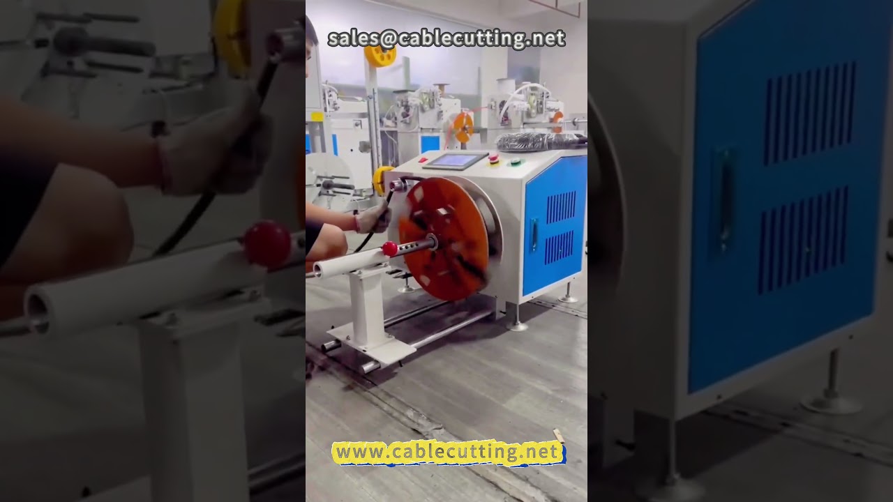 Máquina de Enrolar Tubo de Óleo de Alta Temperatura com Alinhamento Automático | Mangueira Hidráulica