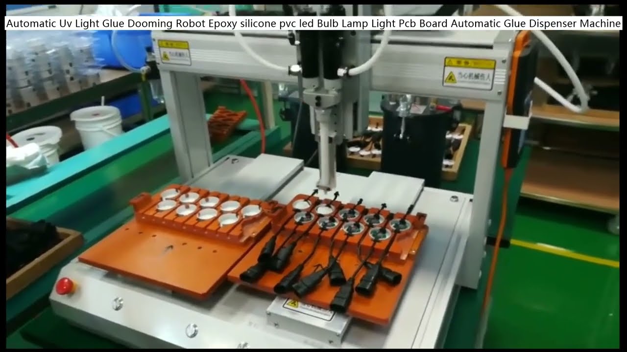 Robô Automático de Aplicação de Cola UV para Placas PCB e Lâmpadas LED - Epóxi e Silicone