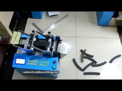 Máquina de Corte Automática para Tubos Corrugados Plásticos - Equipamento Industrial Eficiente