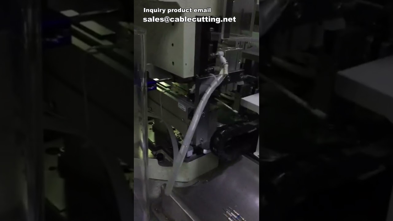 Máquina Automática de Decapagem e Crimpagem de Terminais para Conectores Elétricos