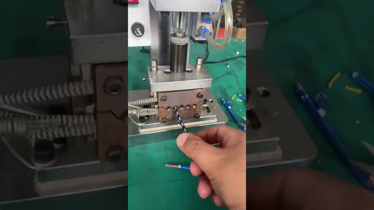 Máquina de Decapagem Térmica Semi-Automática para Diferentes Diâmetros de Fio | #fábrica #automação