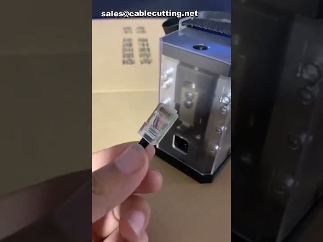 Máquina de Crimpagem Profissional para Cabos de Rede, RJ45 e Fibra Óptica 5G