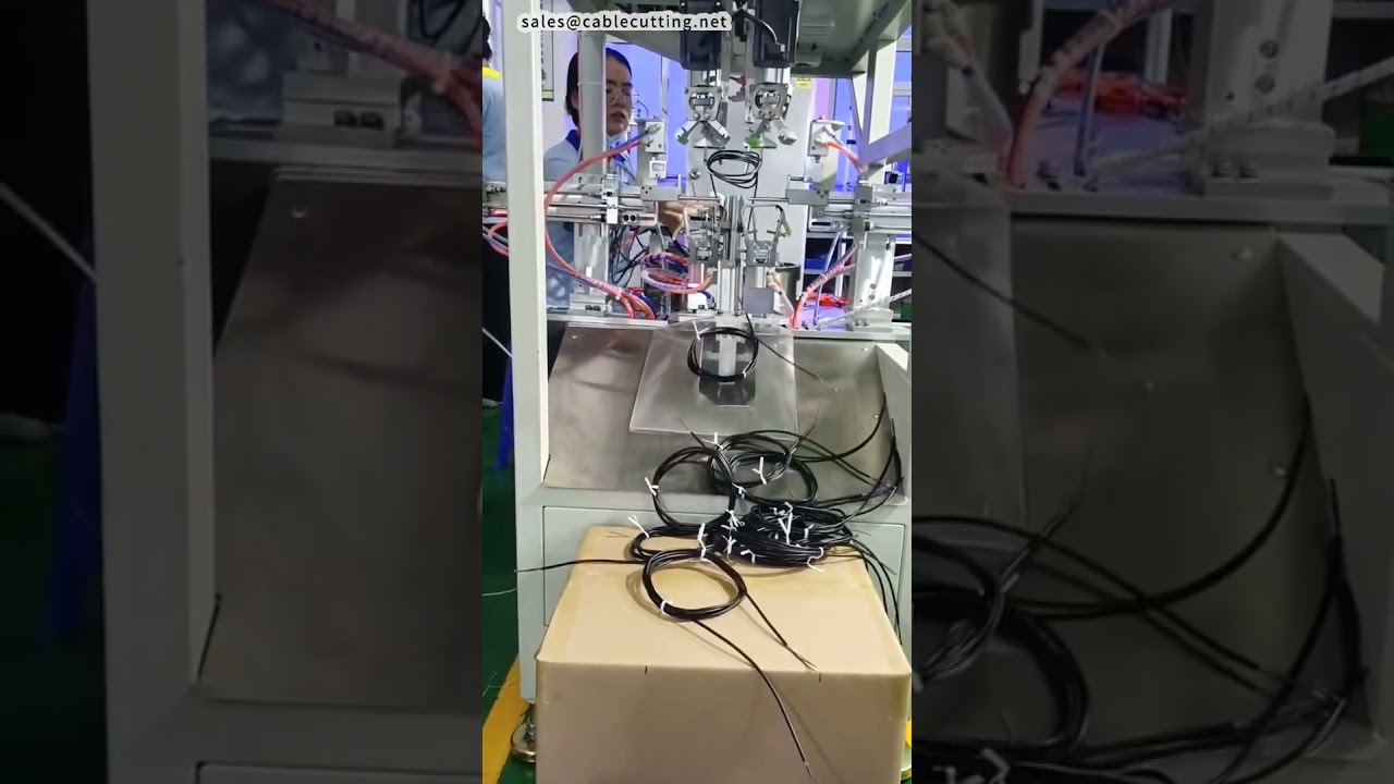 Máquina Automática de Bobinamento de Fio Redondo com Amarração Dupla Sem Núcleo | Fábrica Automatizada
